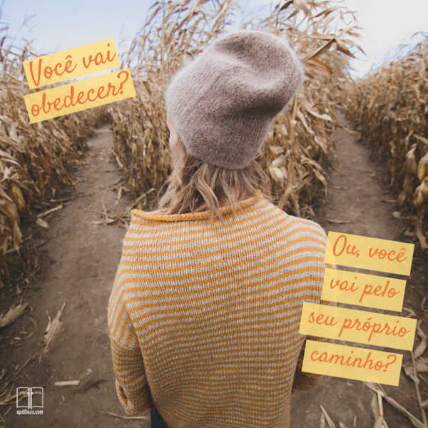 Uma mulher fica entre dois caminhos. Ela pode escolher obedecer a Deus ou seguir seu próprio caminho. Qual caminho você irá?