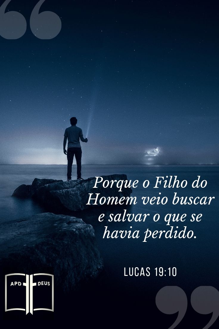 Um homem que brilhava uma pequena luz no céu escuro da noite. Jesus veio para salvar aqueles que estavam perdidos na escuridão de seus pecados.