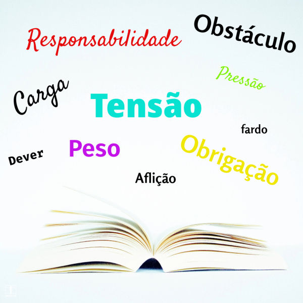 Os fardos parecem diferentes para cada pessoa. O que é pesado para um nem é perceptível para outro. Cada um de nós tem fardos pesados. Você já entregou o seu a Jesus? Um livro com sinônimos para fardo que surge dele (carga, responsabilidade, obrigação, aflição, dever, tensão).