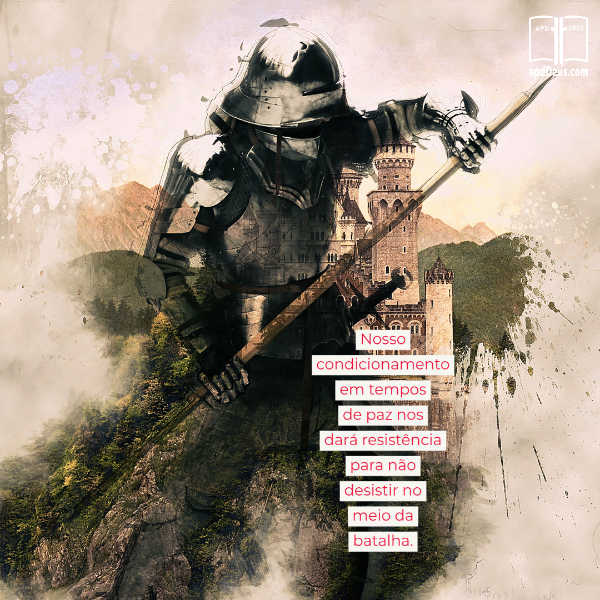 Em tempos de paz, você está se preparando para a próxima batalha? Ou você está apenas desfrutando a paz e baixando a sua guarda? #apdd #preparese #prontoparabatalha #apalavradedeus Um soldado pratica seus movimentos de batalha. Nosso condicionamento em tempos de paz nos dará resistência para não desistir no meio da batalha.